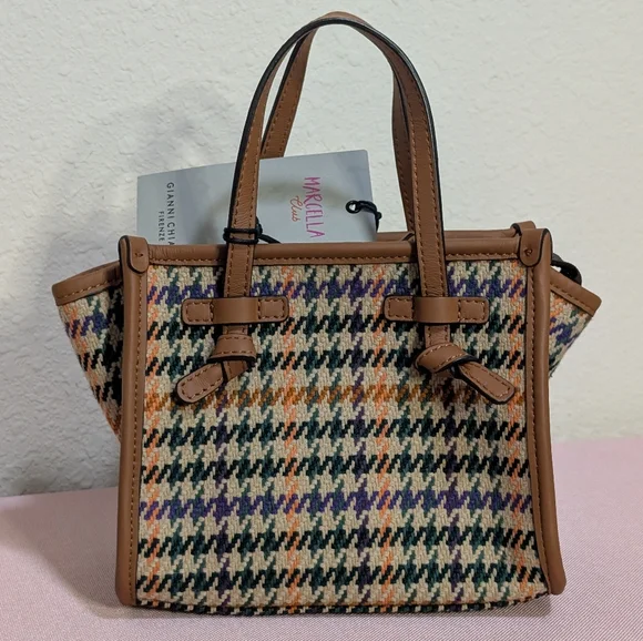 NWT•Gianni Chiarini Firenze Marcella Club Handbag•Made in Italy•2-1 Crossbody👜